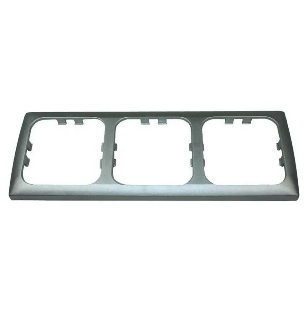 Haba C-line 3-voudig afdekraam zilver