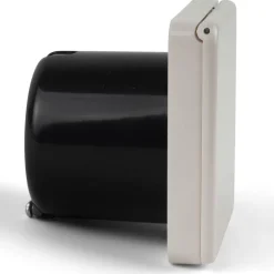 Haba C-line wandcontactdoos met klep wit