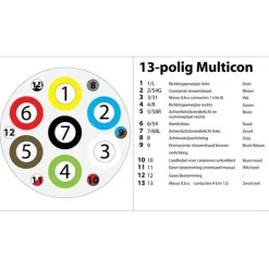 Haba stekker 13-polig Multicon WEST
