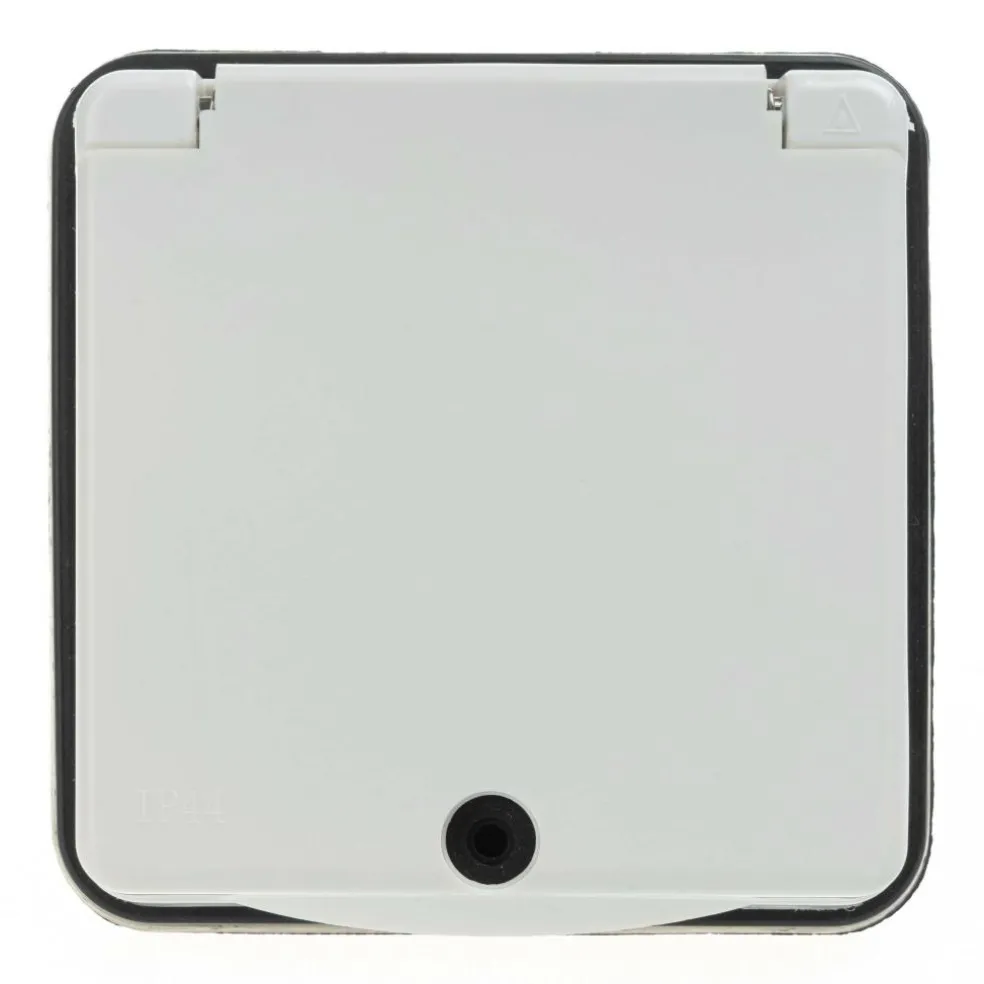 Haba wandcontactdoos 230V wit