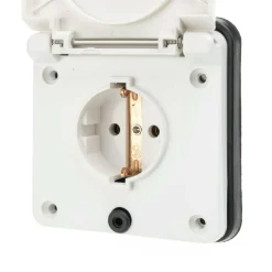 Haba wandcontactdoos 230V wit