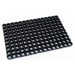 Hamat Domino deurmat 40 x 60 cm black