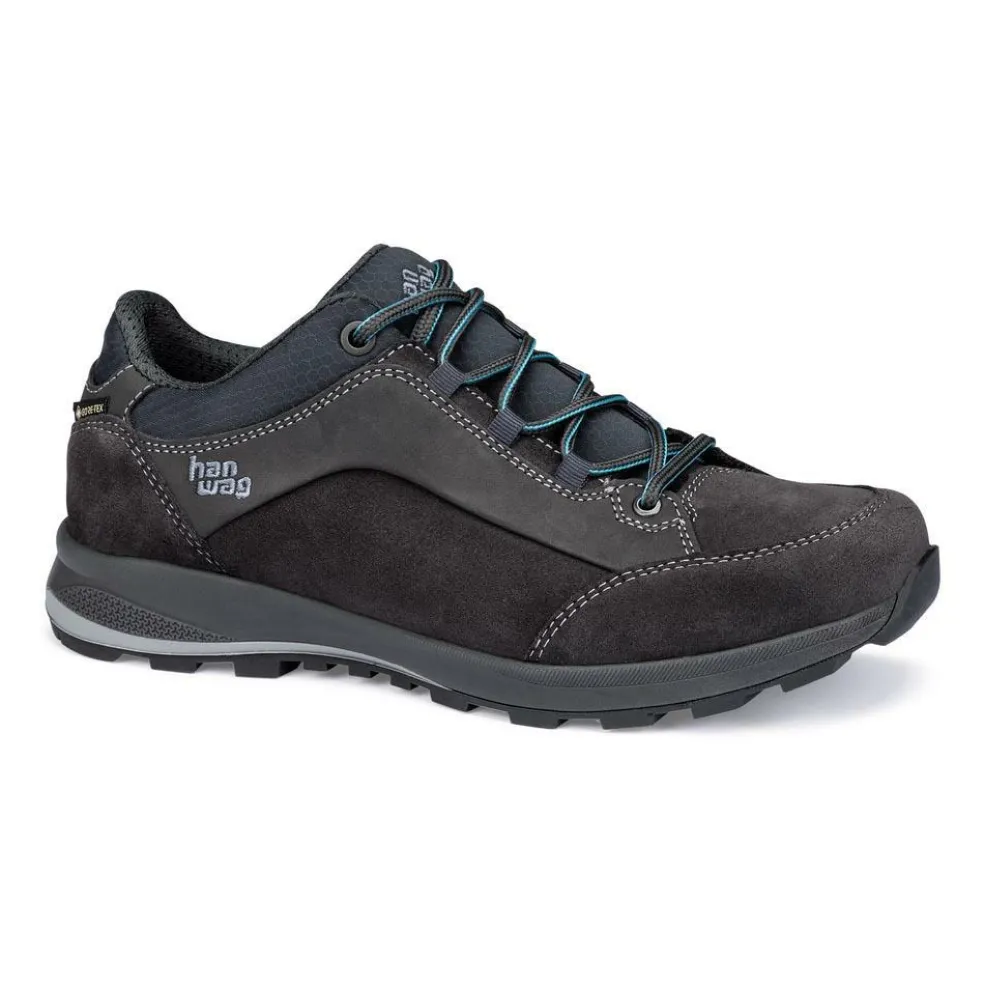 Hanwag Banks Low Lady GTX wandelschoenen dames asphalt ocean