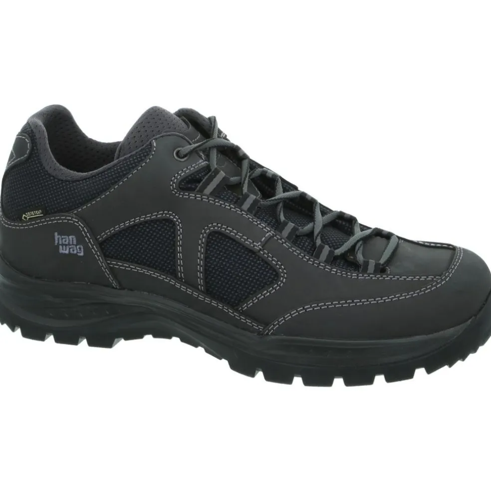 Hanwag Gritstone II GTX Wide wandelschoenen heren asphalt black