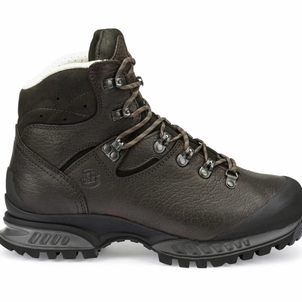 Hanwag Lhasa II Wide Mid bergschoenen heren chestnut asphalt