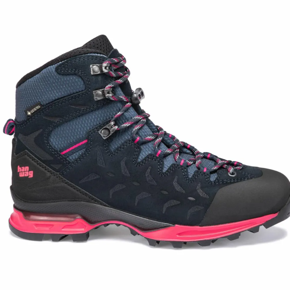 Hanwag Makra Trek Lady GTX bergschoenen dames navy pink