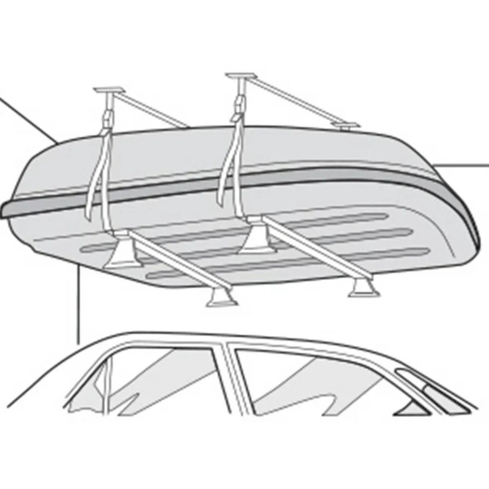 Hapro Dakkoffer ophangsysteem grey