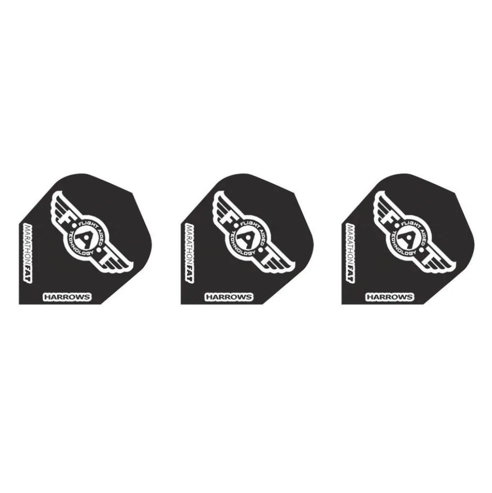 Harrows Darts Marathon F.A.T. flights zwart