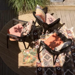 Hartman Delphine zitkussen 44 x 40 x 3 poule terra