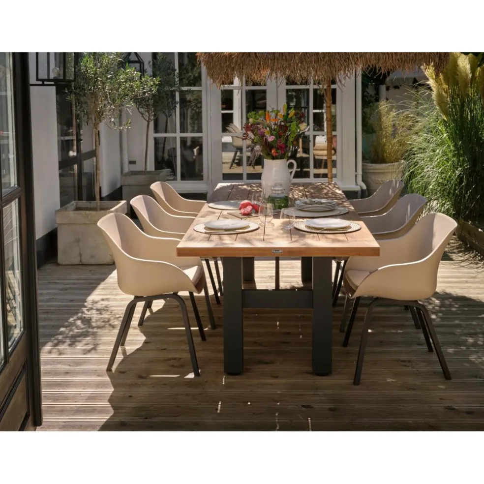 Hartman Le Soleil Element dining tuinstoel soft taupe
