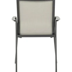 Hartman Lea stapelbare tuinstoel anthracite xerix