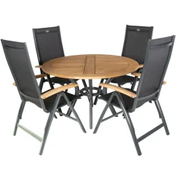 Hartman South Wales 120 Troy Teak 4 verstelbaar tuinset xerix teak