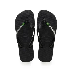 Havaianas Brasil Logo slippers black