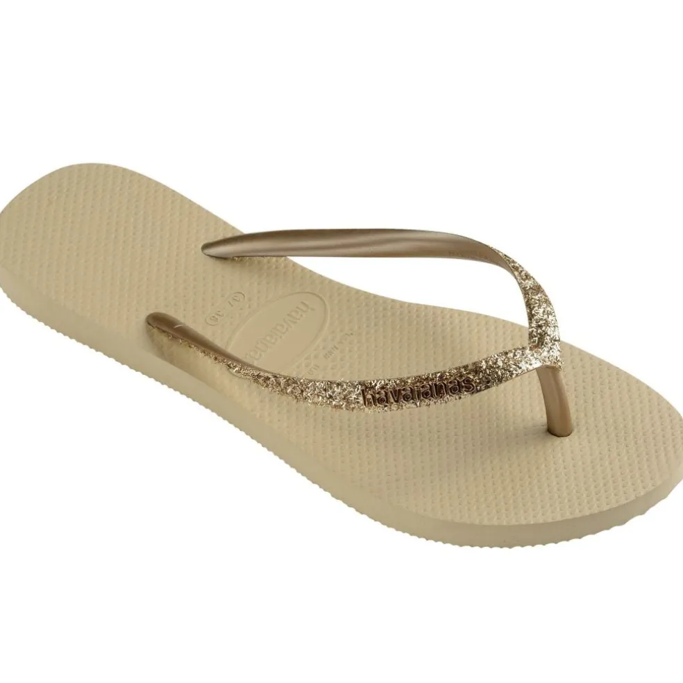 Havaianas Slim Glitter II slippers sand grey
