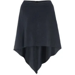 Henriette Steffensen  poncho dames soft black