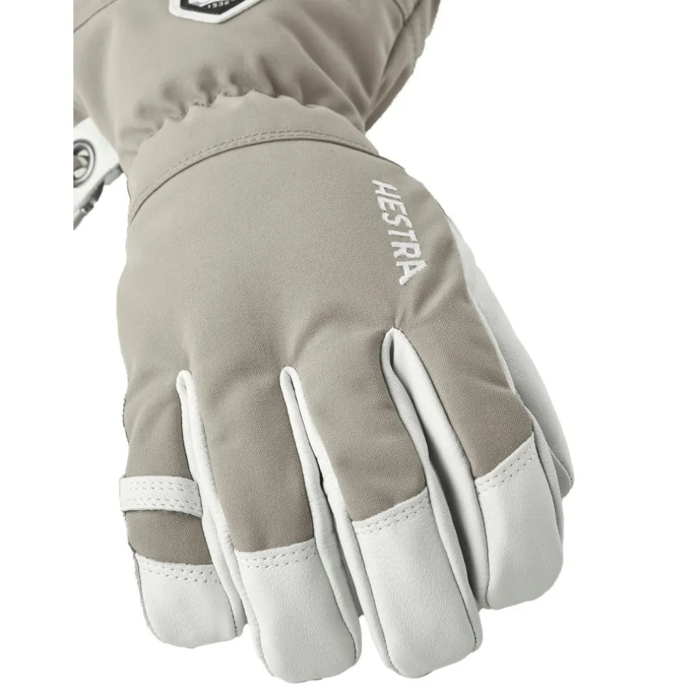 Hestra Army Leather Heli Ski handschoenen heren khaki