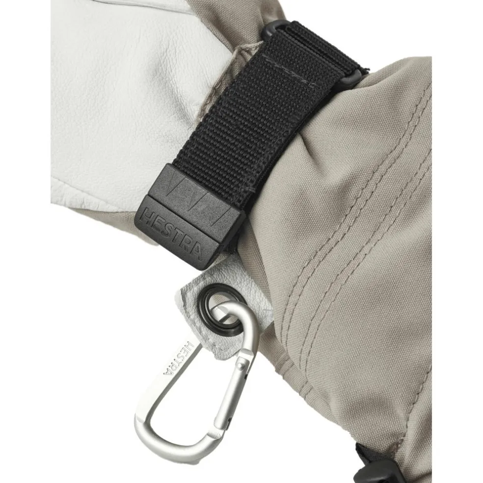 Hestra Heli Ski handschoenen dames khaki offwhite