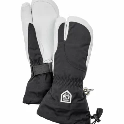 Hestra Heli Ski lobster handschoenen dames black off white