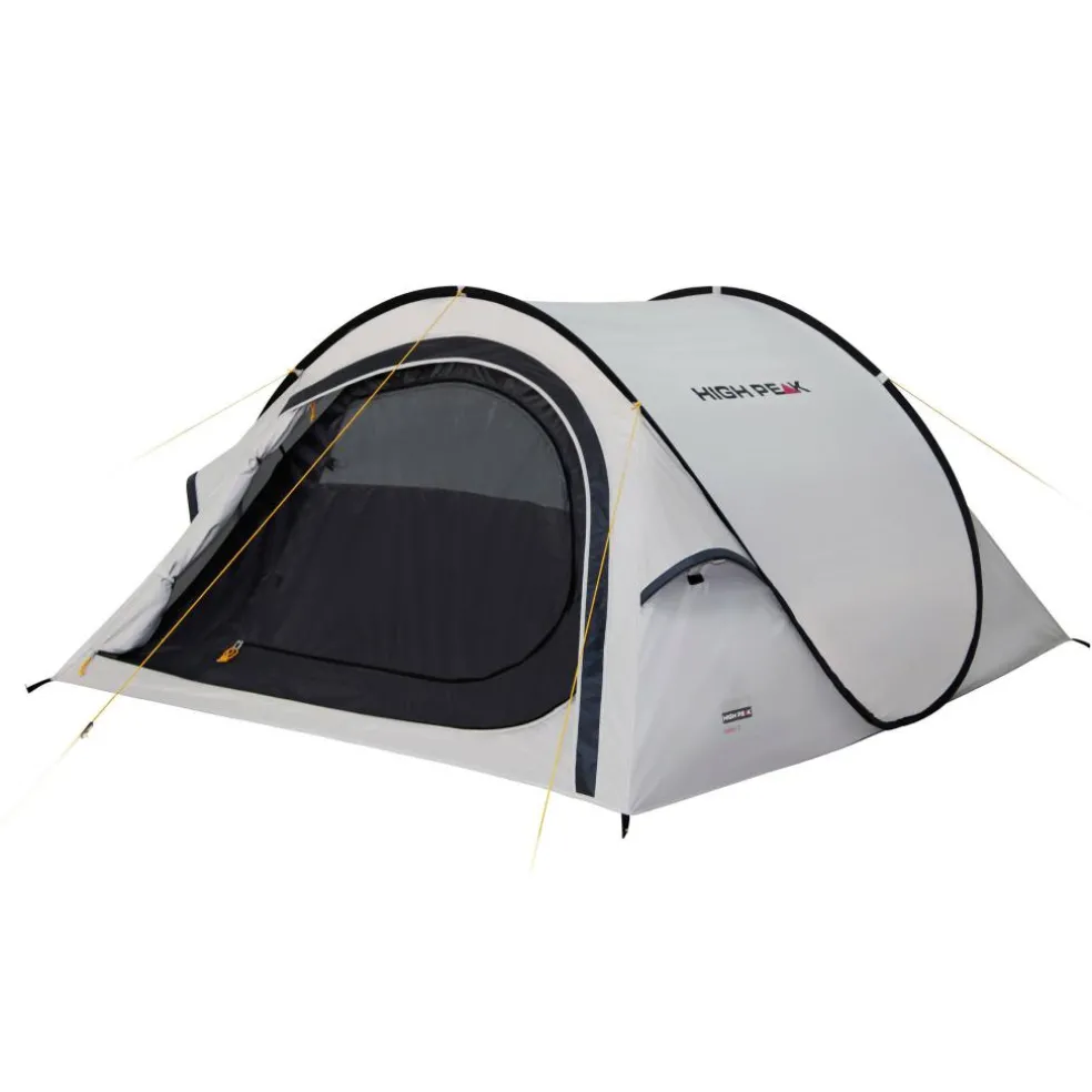 High Peak Boston 2 pop up tent dark grey