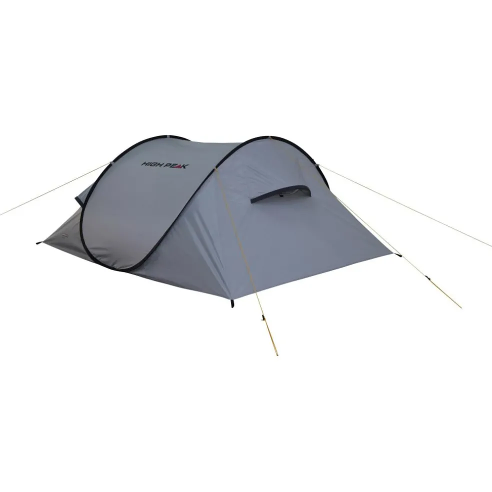 High Peak Boston 2 pop up tent dark grey