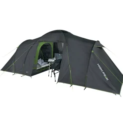 High Peak Como 6.0 vis-à-vis tent dark grey green