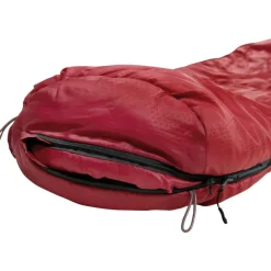 High Peak Redwood 3 mummy slaapzak dark red grey