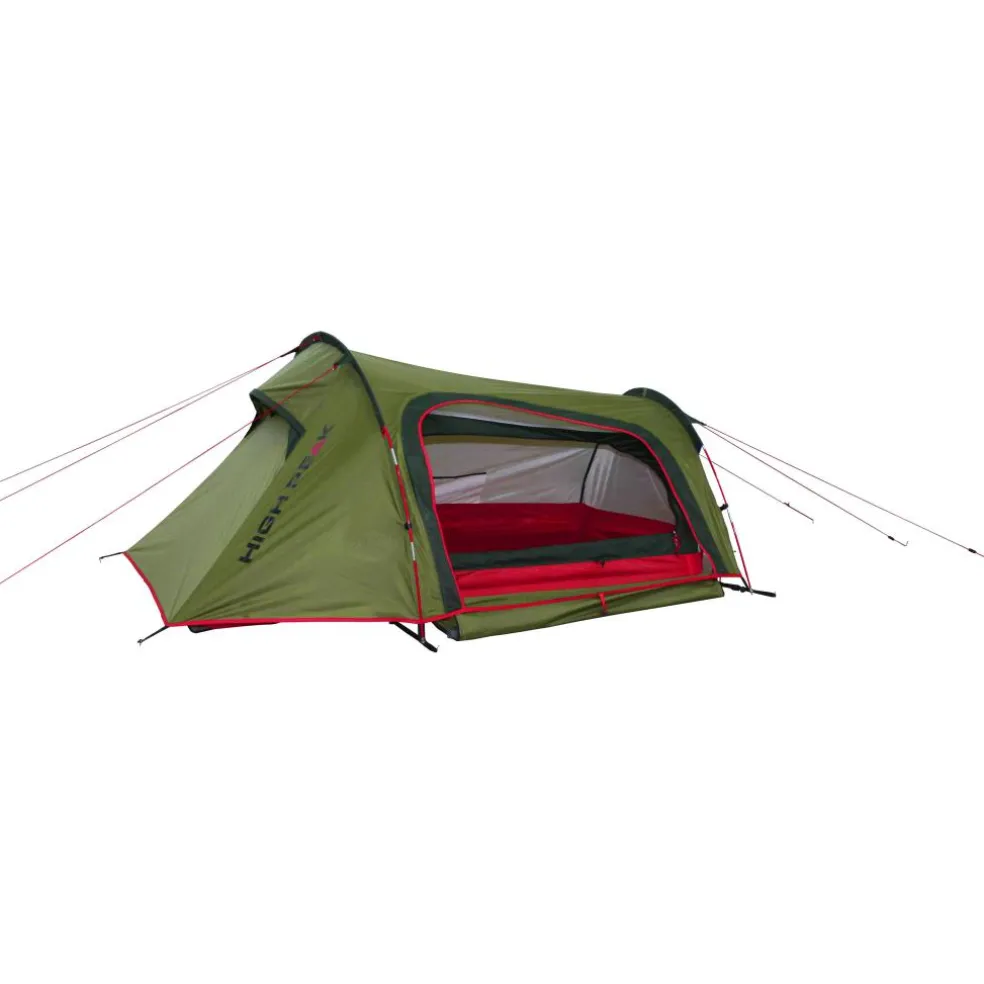 High Peak Sparrow LW lichtgewicht tunneltent pesto red