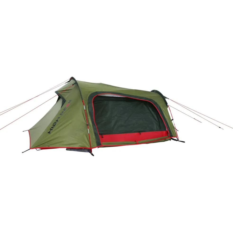 High Peak Sparrow LW lichtgewicht tunneltent pesto red