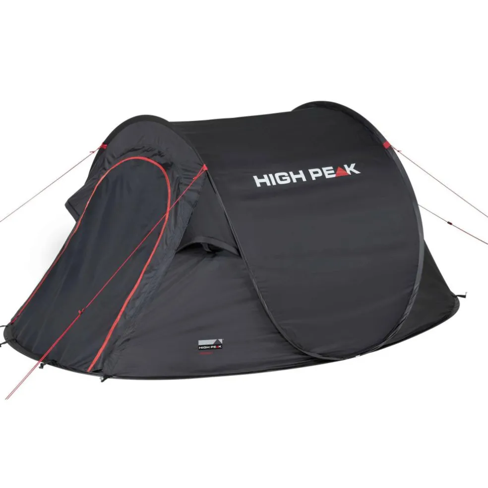 High Peak Vision 2 pop up tent black