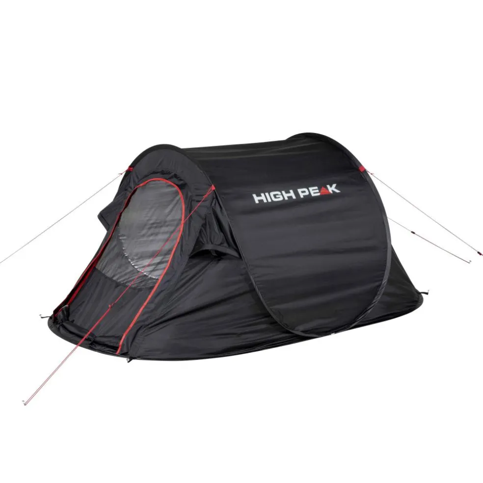 High Peak Vision 2 pop up tent black