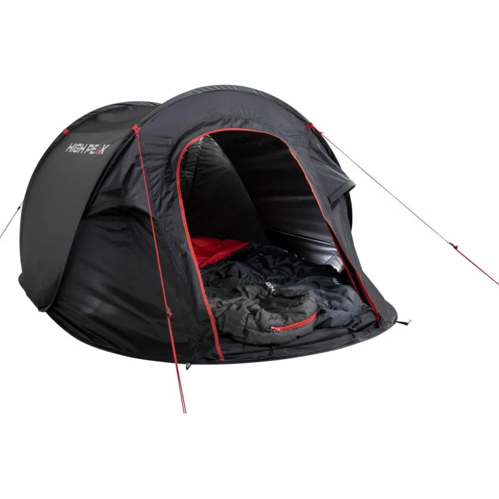 High Peak Vision 3 pop up tent black