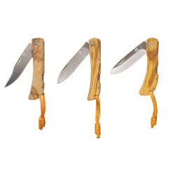 Homey's Joey EDC zakmes hout zilver