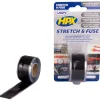 HPX Stretch & Fuse vulkaniserende tape zwart 25 mm x 3 meter