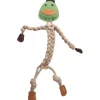 HuggleHounds Dilley Duck Natural Rope Knottie Large hondenspeelgoed