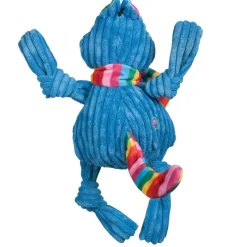 HuggleHounds Rainbow Cheshire Cat Knottie hondenspeelgoed L