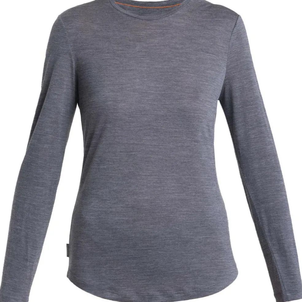 Icebreaker 125 Cool-Lite Sphere III LS thermos dames midnight navy heather