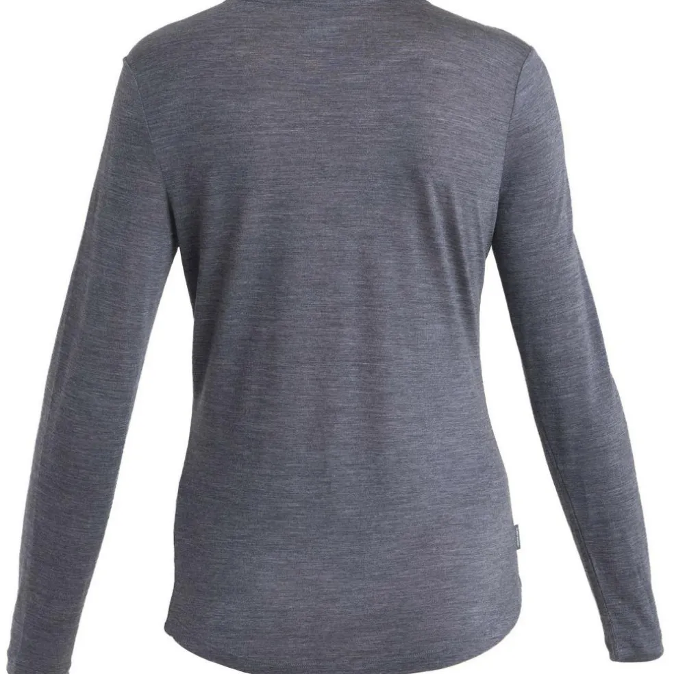 Icebreaker 125 Cool-Lite Sphere III LS thermos dames midnight navy heather