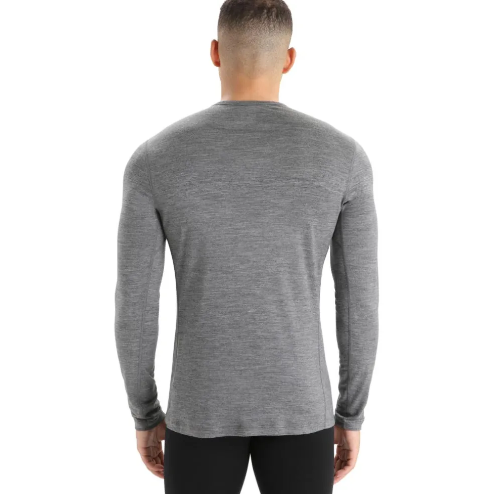 Icebreaker 200 Oasis LS thermoshirt heren gritstone heather