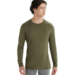 Icebreaker 200 Oasis LS thermoshirt heren loden