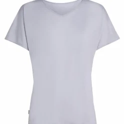 Icebreaker Drayden Reversible shirt dames grey quartz