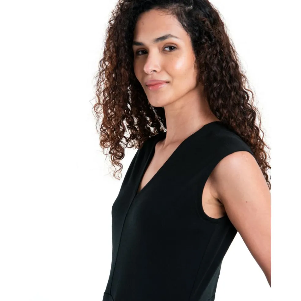 Icebreaker Merino 200 Granary jurk dames black