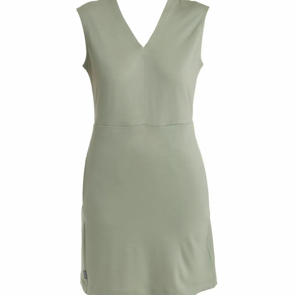 Icebreaker Merino 200 Granary jurk dames lichen