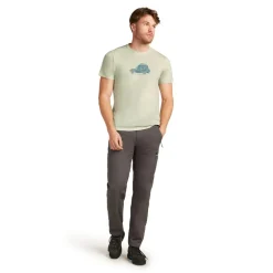 Icebreaker Merino 150 Tech Lite Cosy Camper shirt heren ashen