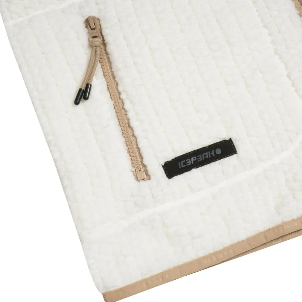 Icepeak Aalet fleece vest dames white