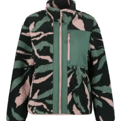 Icepeak Addidas fleece vest dames black green pink