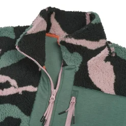 Icepeak Addidas fleece vest dames black green pink