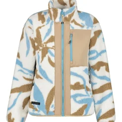 Icepeak Addidas fleece vest dames blue white brown