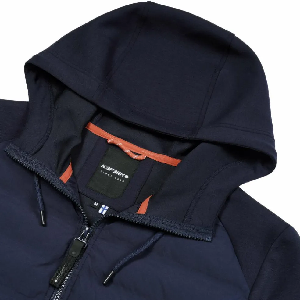 Icepeak Aikera fleece vest heren dark blue