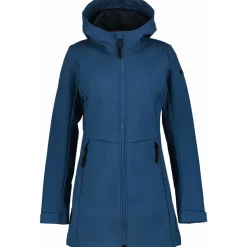Icepeak Alamosa parka softshell jas dames blue