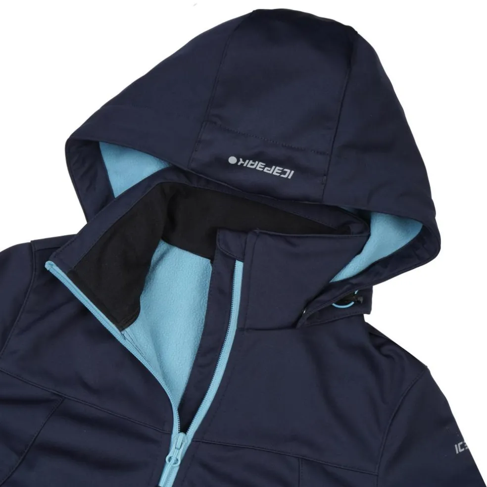Icepeak Boise softshell jas dames blue
